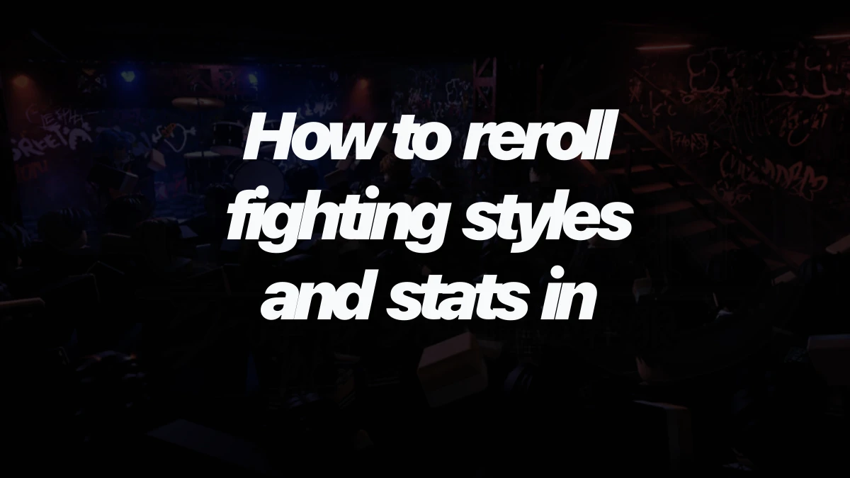 How to reroll fighting styles and stats in Gakuran